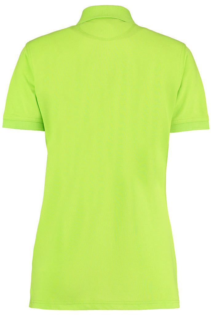 K703 Kustom Kit Ladies Klassic Poly/Cotton Piqué Polo Shirt | Lime Green