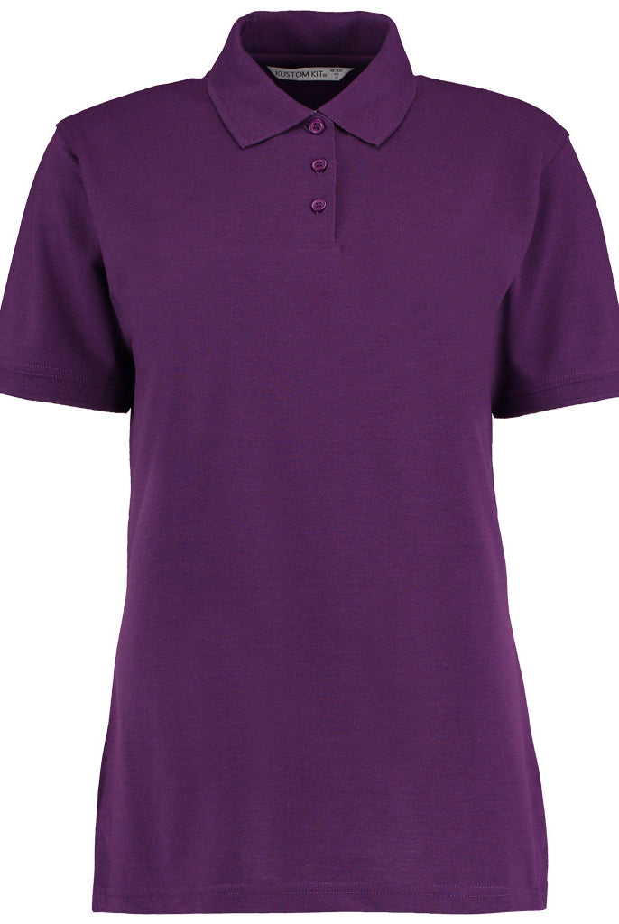 K703 Kustom Kit Ladies Klassic Poly/Cotton Piqué Polo Shirt | Dark Purple