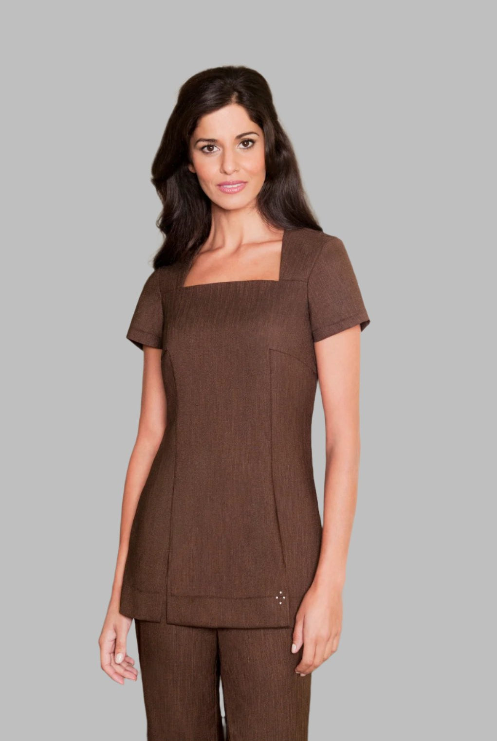 SHANNON TUNIC | BROWN LINEN LOOK