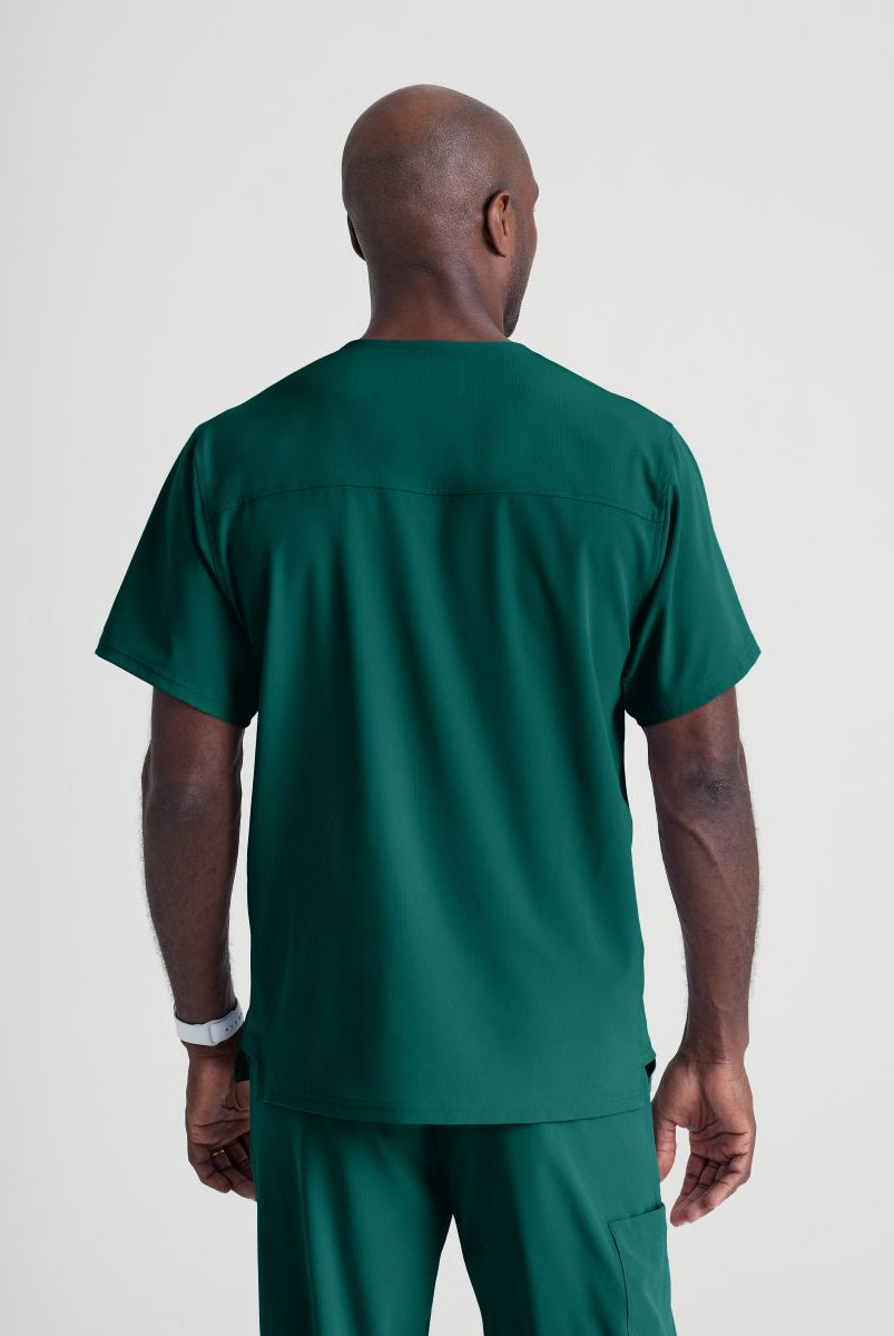 Skechers Structure V-Neck Top | Hunter Green