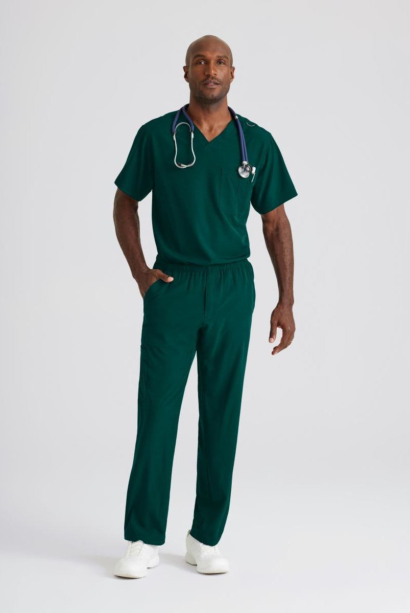 Skechers Structure V-Neck Top | Hunter Green