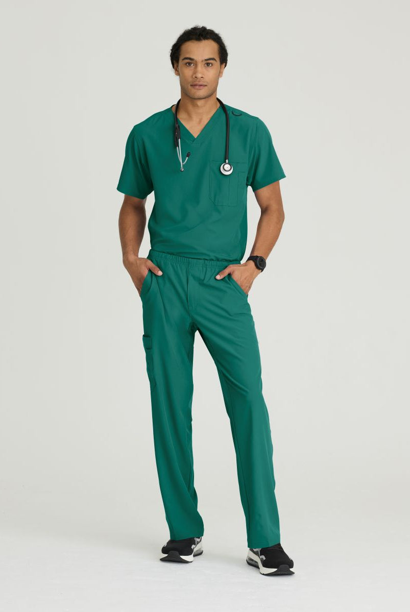 Skechers Structure V-Neck Top | Hunter Green