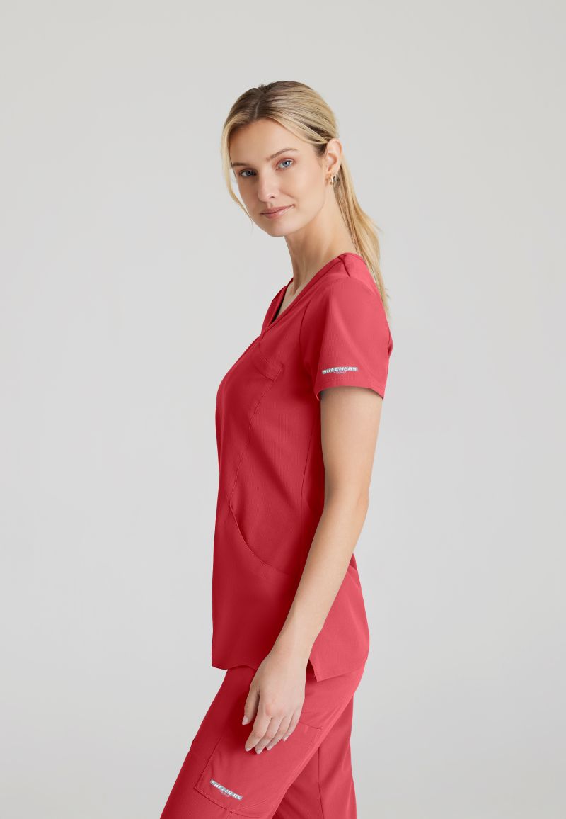 Skechers Reliance 3-pocket wrap effect top PRE-ORDER PRODUCT | RED