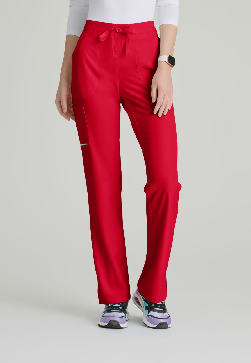 SKECHERS RELIANCE 3-POCKET FLAT FRONT PANTS | RED