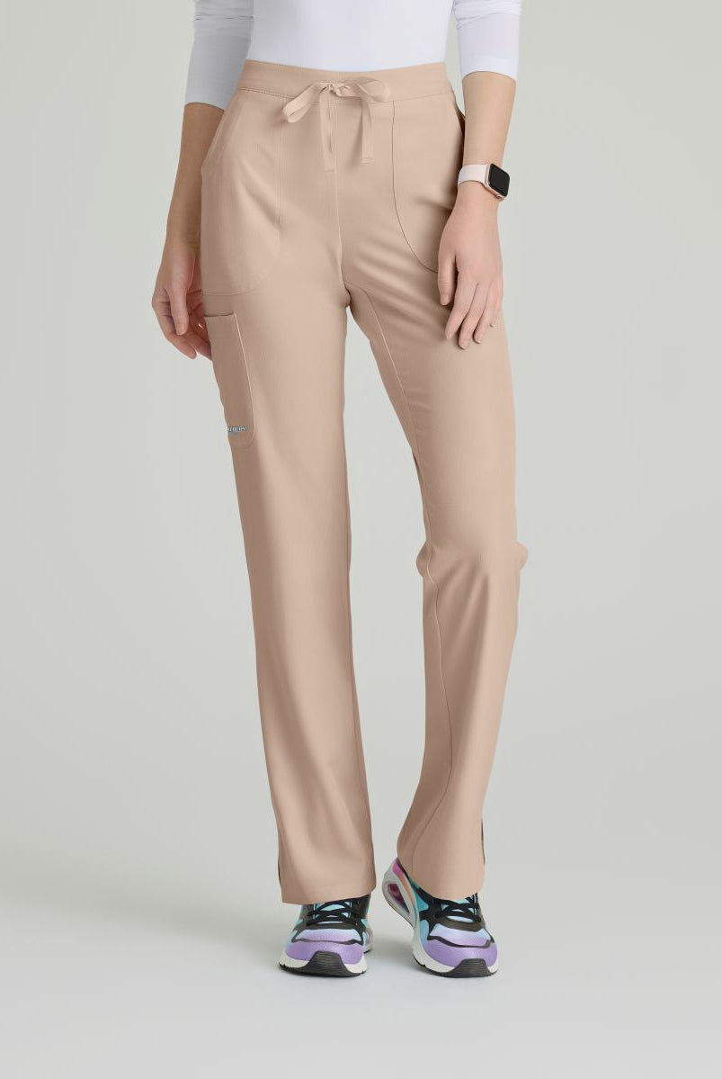 Skechers Reliance 3-Pocket Flat Front Scrub Trousers | New Khaki