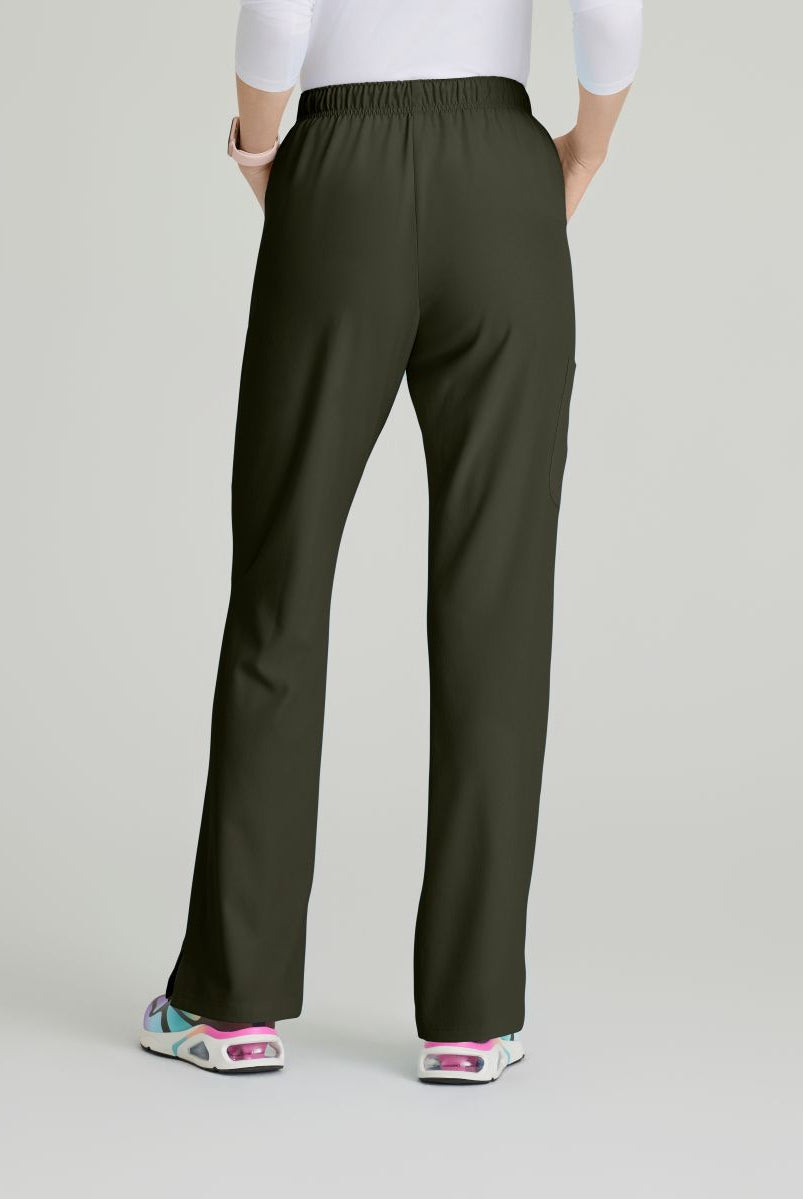 Skechers Reliance 3-Pocket Flat Front Scrub Trousers | Olive