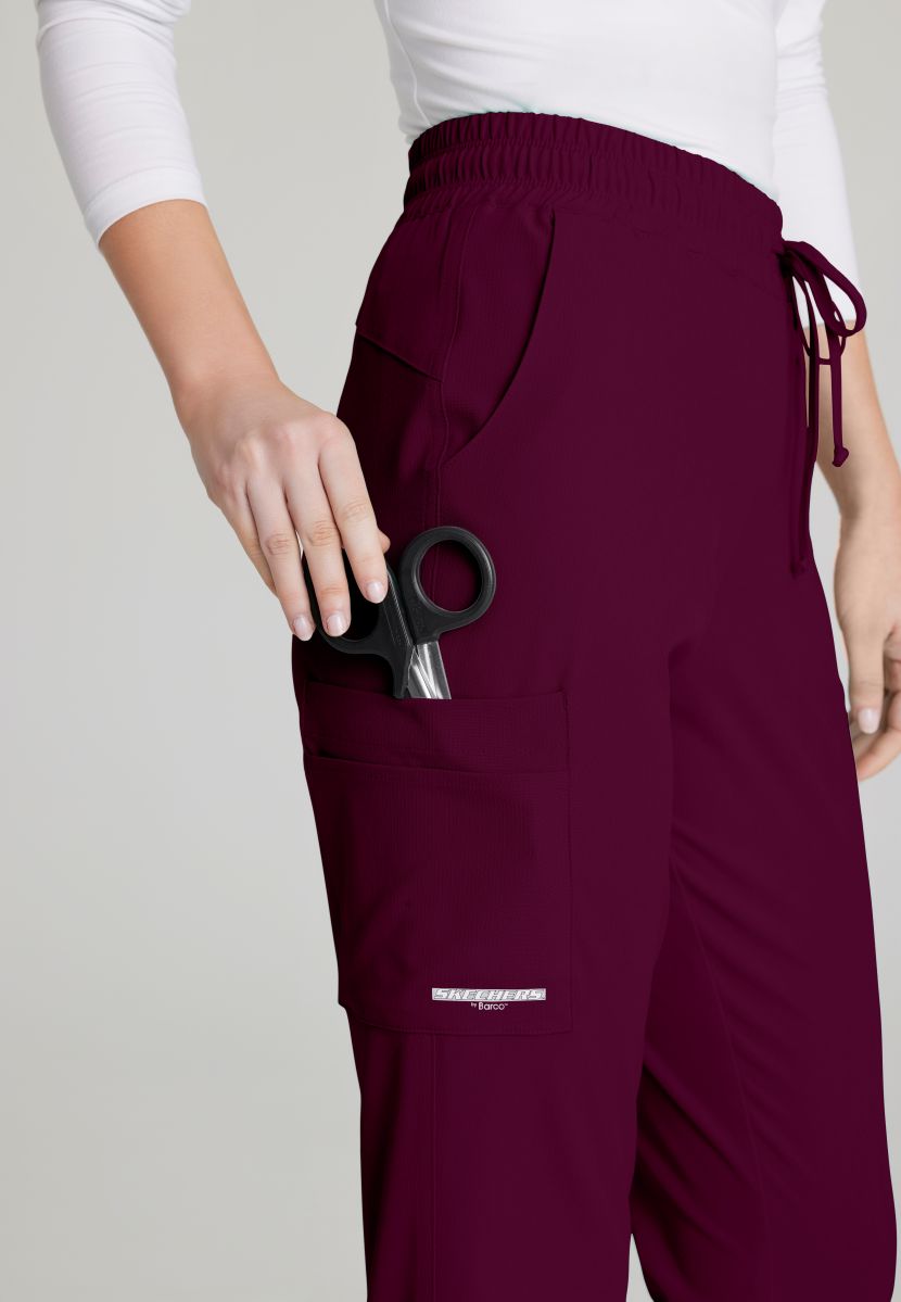 Skechers Theory 4-Pocket Waistband Jogger Pants | Wine