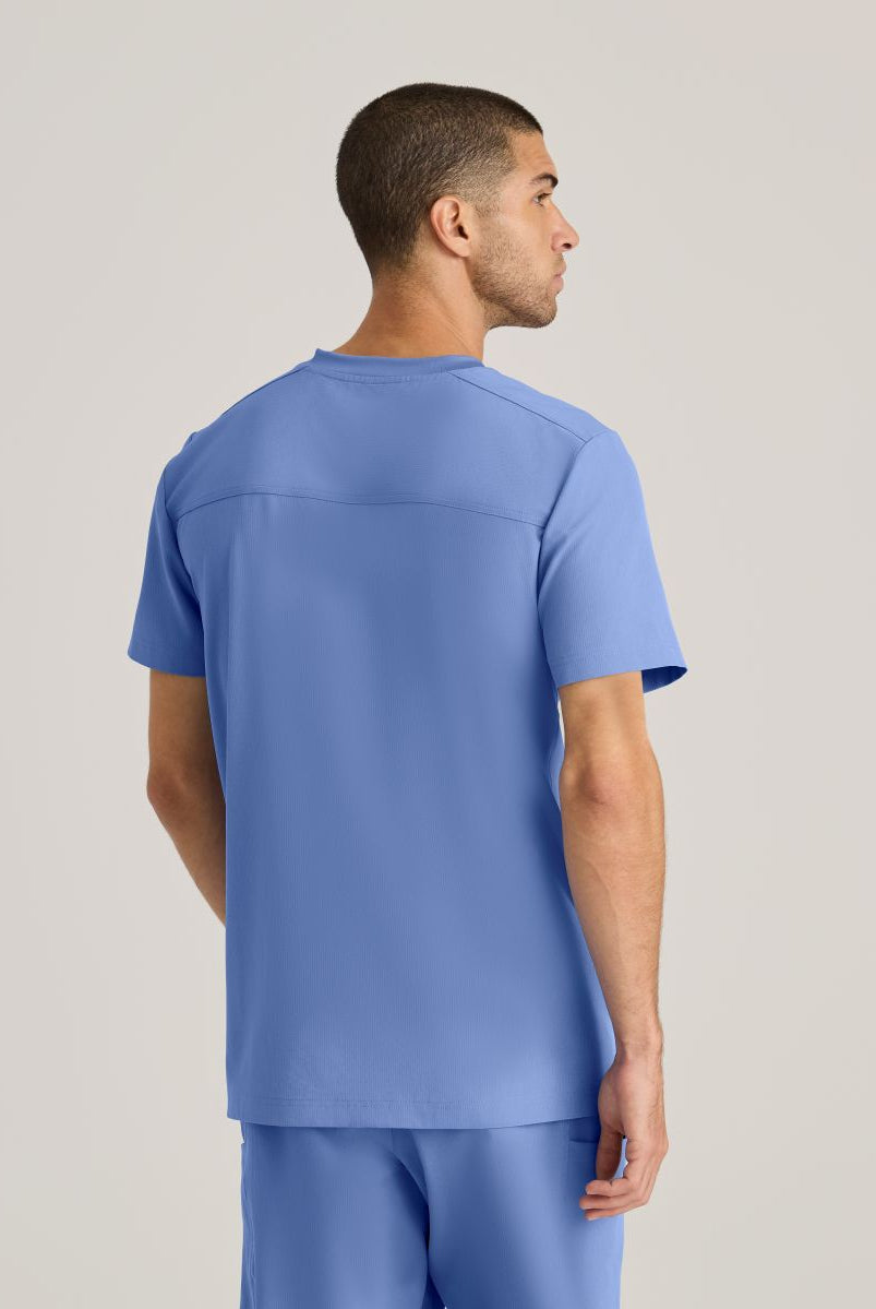 Skechers Thesis Three Pocket Rounded Neck Scrub Top | TRUE CEIL