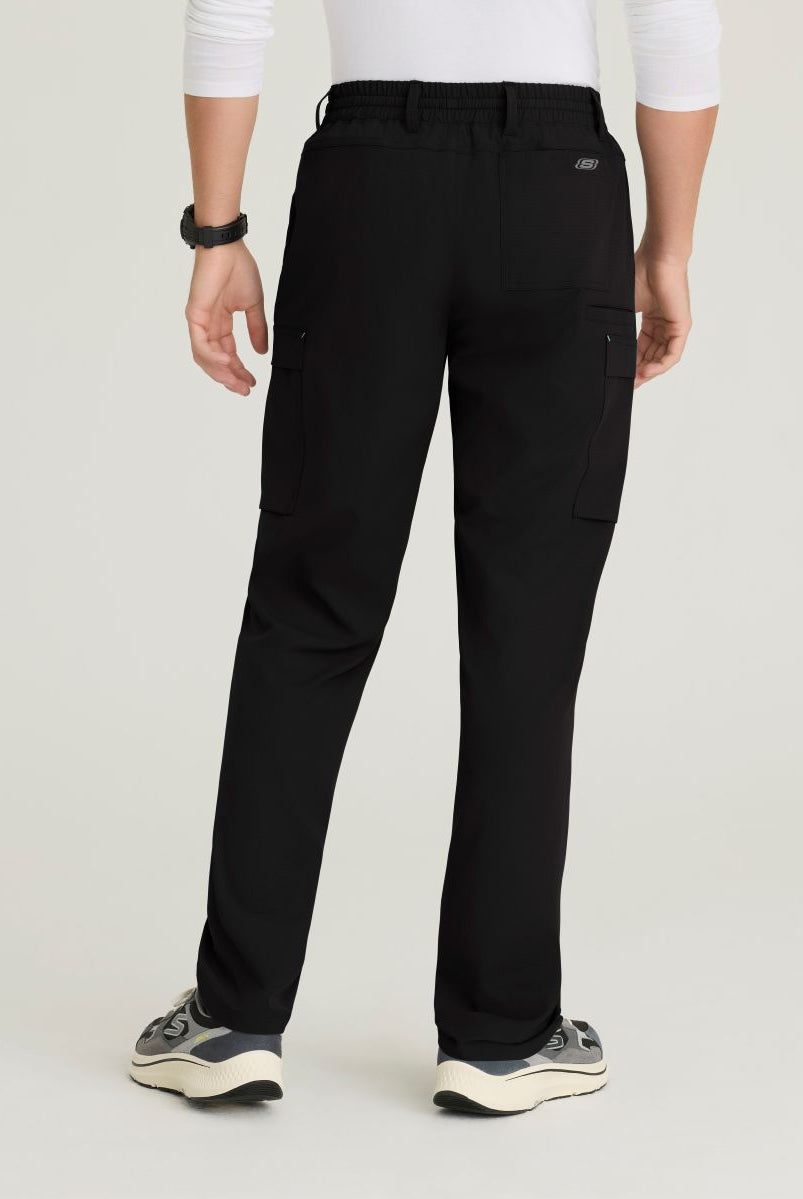 Terrain Men's 6 Pocket Double Cargo Pocket Straight Leg Pant | BLACK