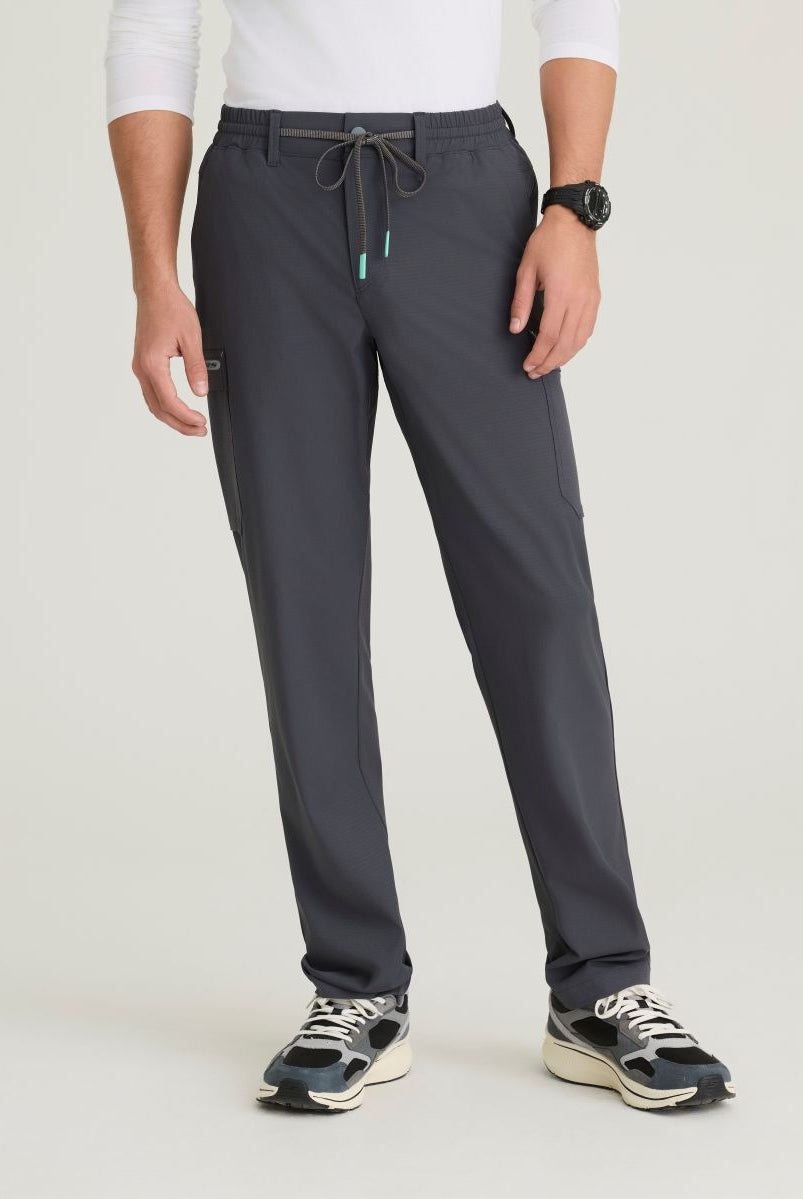 Terrain Men's 6 Pocket Double Cargo Pocket Straight Leg Pant | Pewter Grey