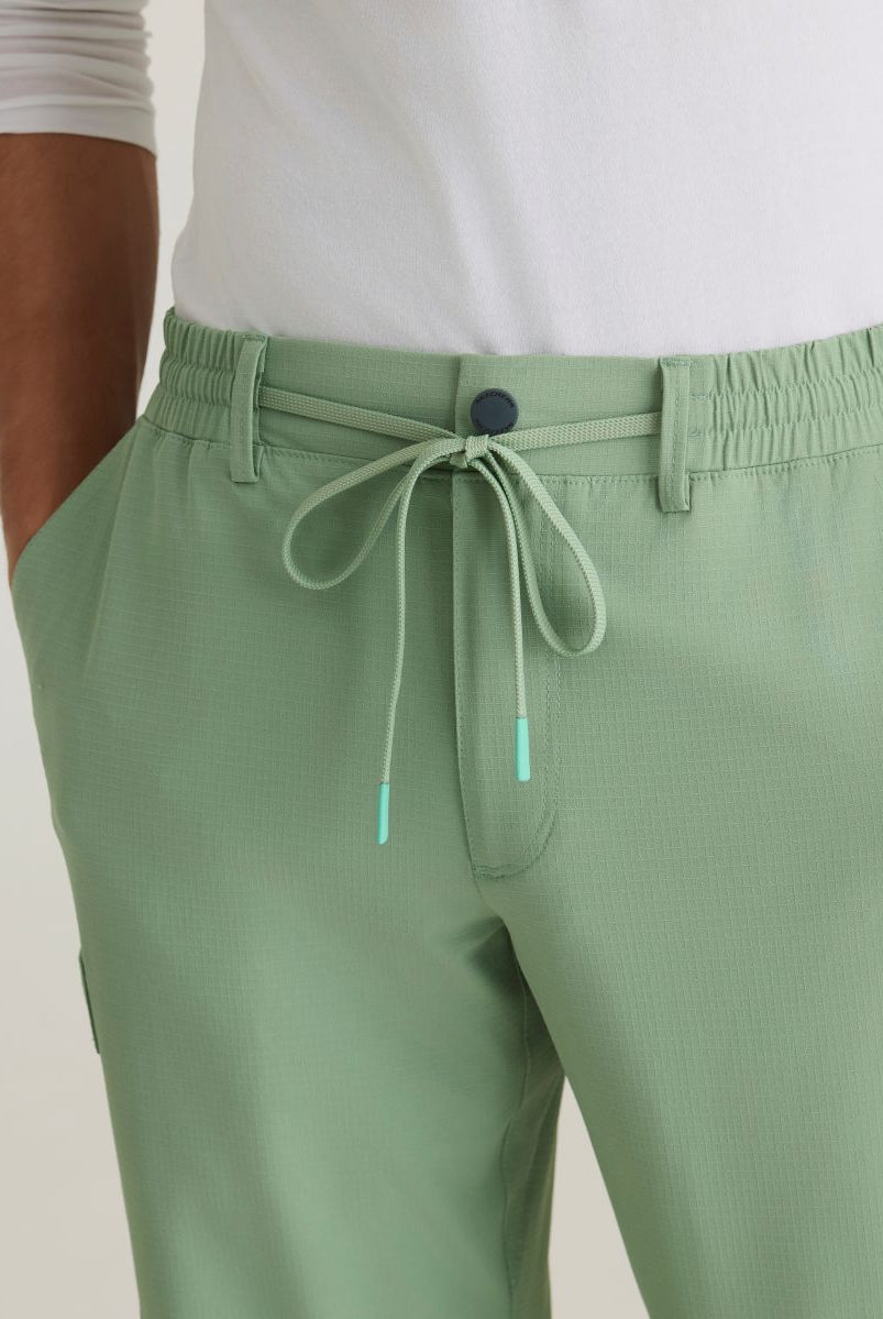 Terrain Men's 6 Pocket Double Cargo Pocket Straight Leg Pant | Field Green