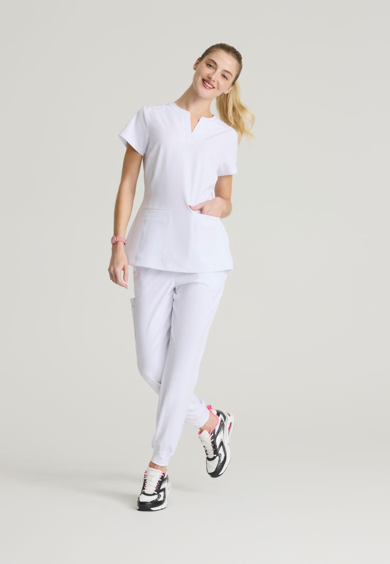 Skechers Women's Coast 2-Pocket Banded Collar Top PRE-ORDER PRODUCT | WHITE