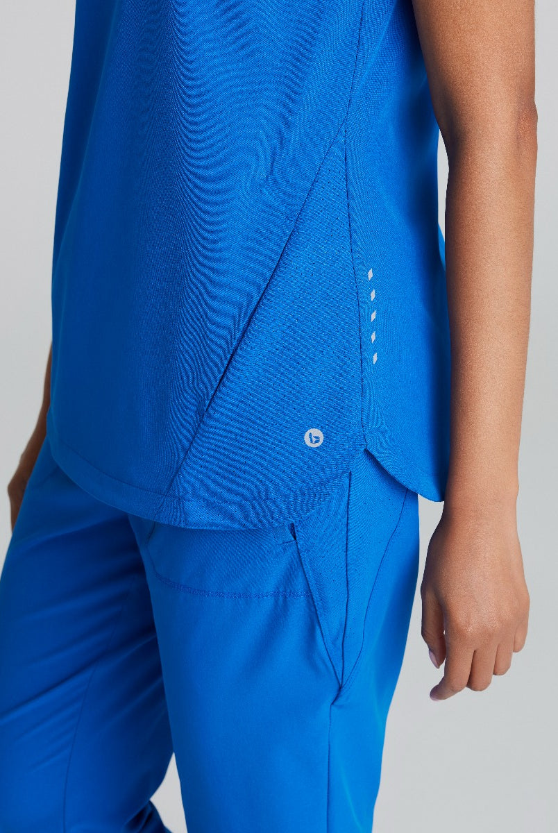 BARCO ONE FLUX FEMALE SCRUB TOP  | New Royal
