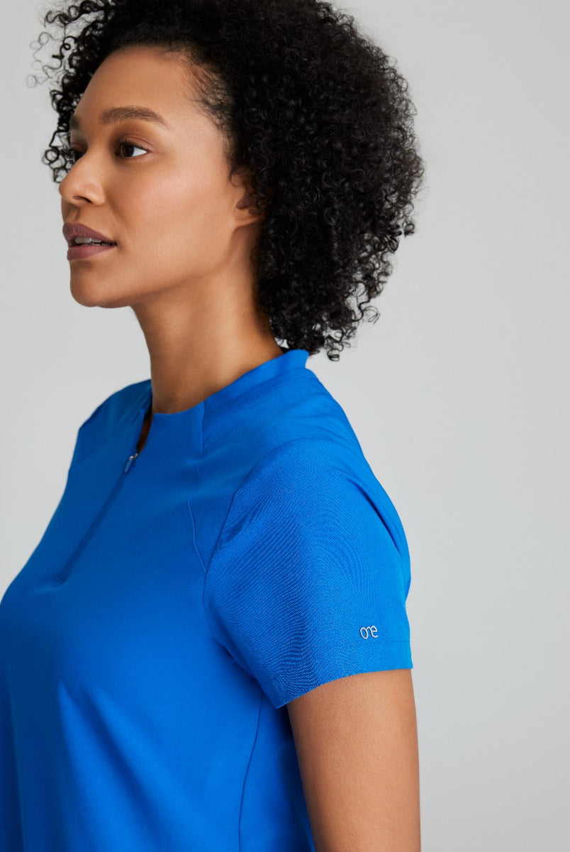 BARCO ONE FLUX FEMALE SCRUB TOP  | New Royal