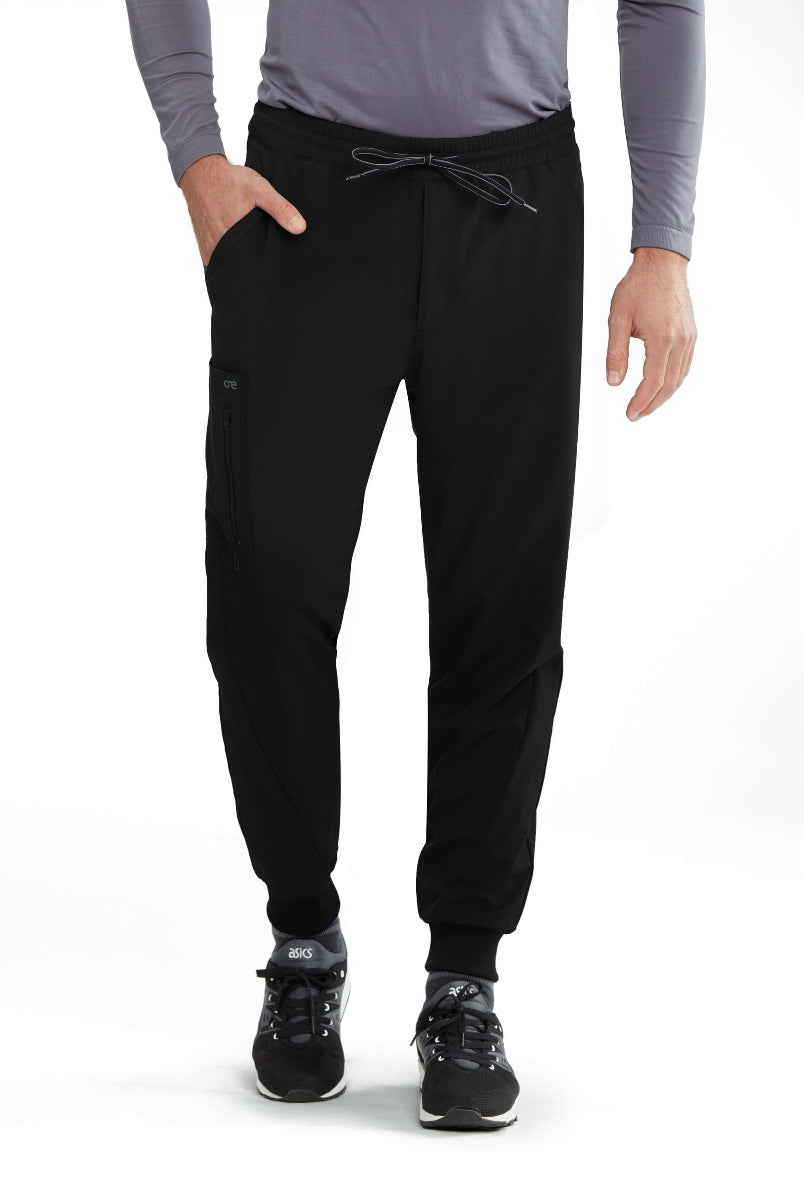 Barco One Men's 6 Pocket Jogger Style Scrub Pants ⚡⚡⚡-25% OFF✨ | BLACK