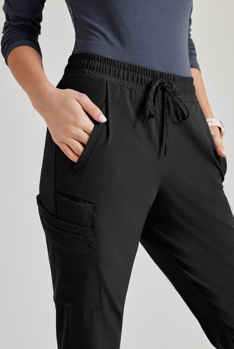Barco Unify 6-Pocket Jogger Scrub Pant | BLACK