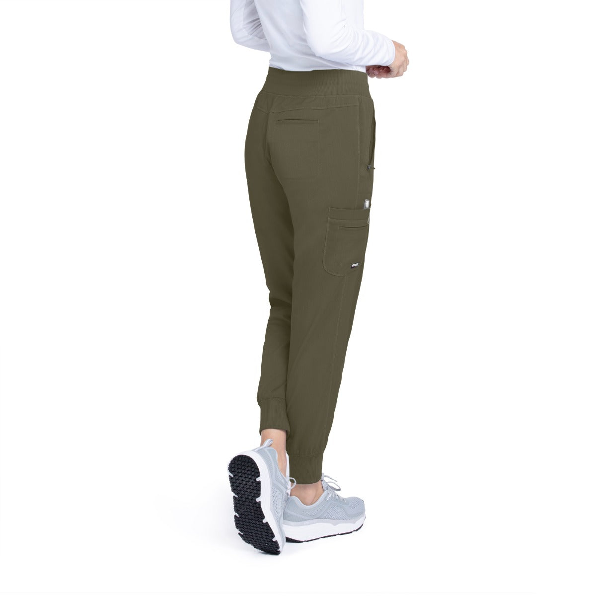 Grey's Anatomy Eden Women's 5-Pocket Cargo Jogger Scrub Pant | OLIVE