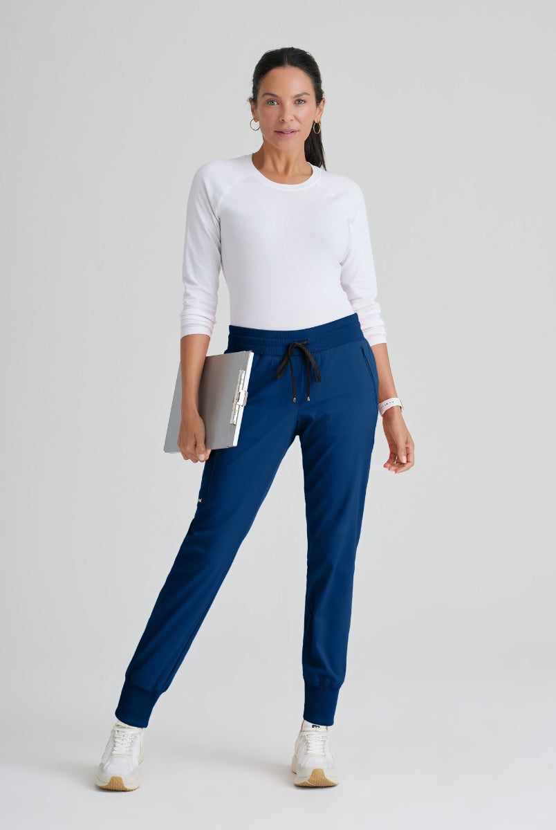 Grey's Anatomy Eden Women's 5-Pocket Cargo Jogger Scrub Pant  | NAVY