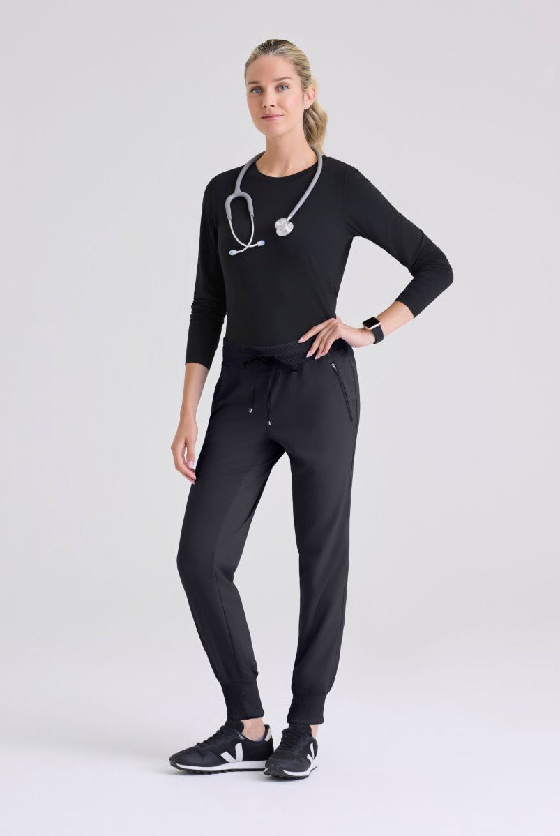 Grey's Anatomy Eden Women's 5-Pocket Cargo Jogger Scrub Pant | Steel
