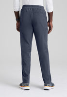 Greys Anatomy Men's 6 Pocket Straight Pant Shorter Leg Length 30" | Steel