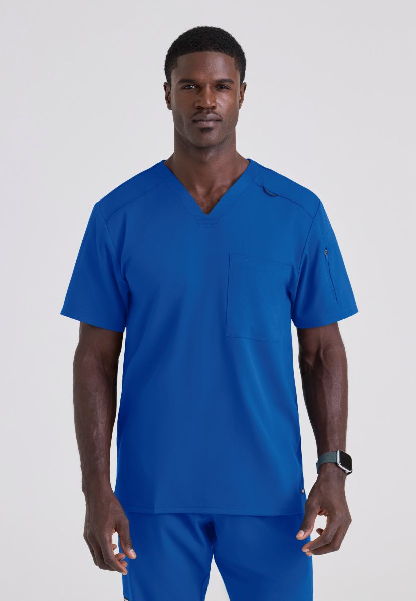 GRST079 Grey's Anatomy Spandex-Stretch Murphy Top | New Royal