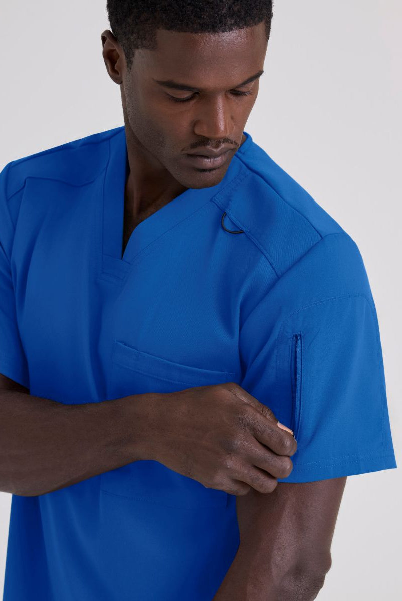 GRST079 Grey's Anatomy Spandex-Stretch Murphy Top | New Royal