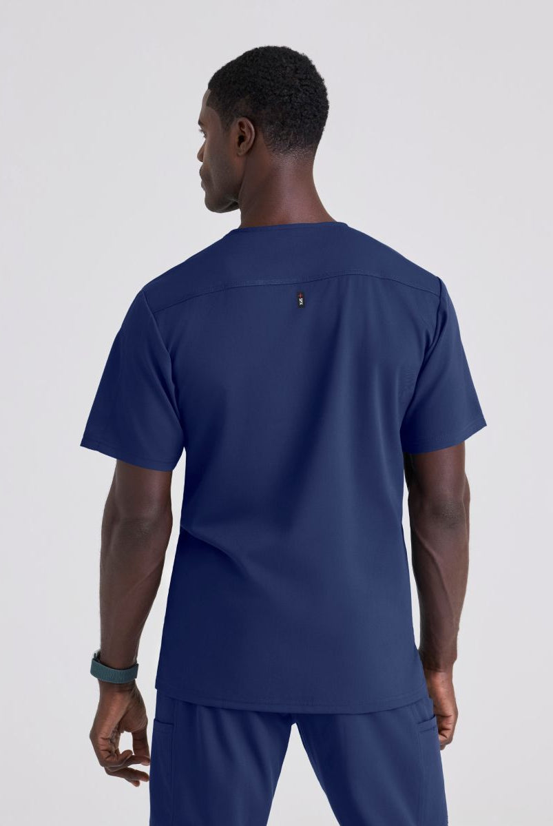 GRST079 Grey's Anatomy Spandex-Stretch Murphy Top | NAVY