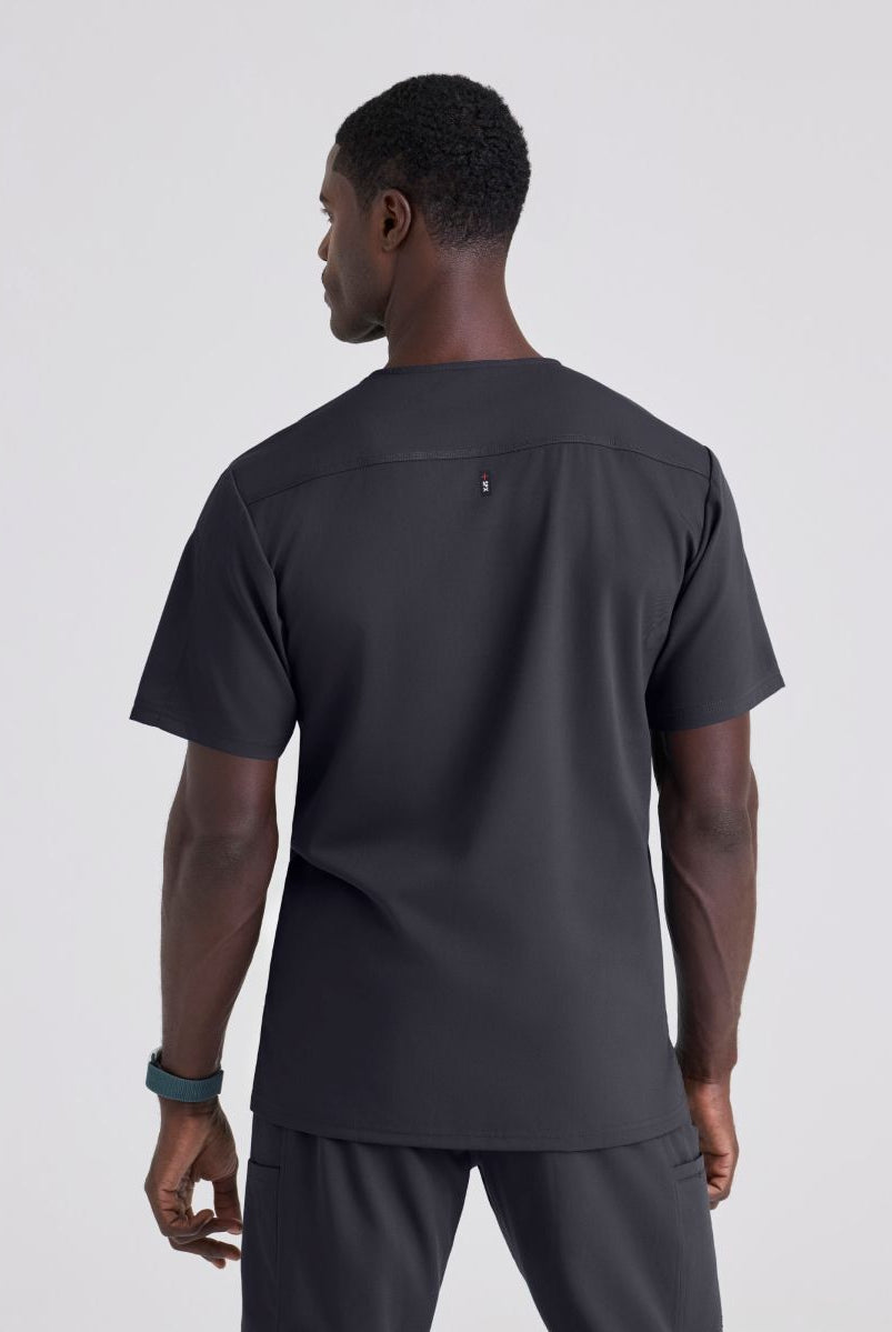 GRST079 Grey's Anatomy Spandex-Stretch Murphy Top | Steel