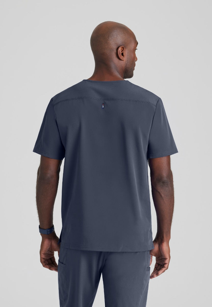 GRST079 Grey's Anatomy Spandex-Stretch Murphy Top | Steel