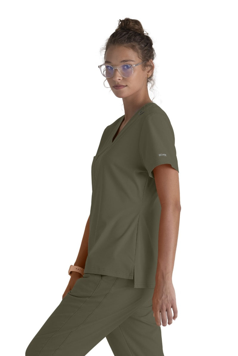 Grey's Anatomy Bree Tuck-in Scrub Top | OLIVE