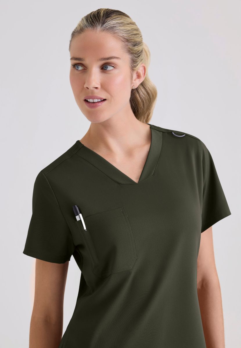 Grey's Anatomy Bree Tuck-in Scrub Top | OLIVE