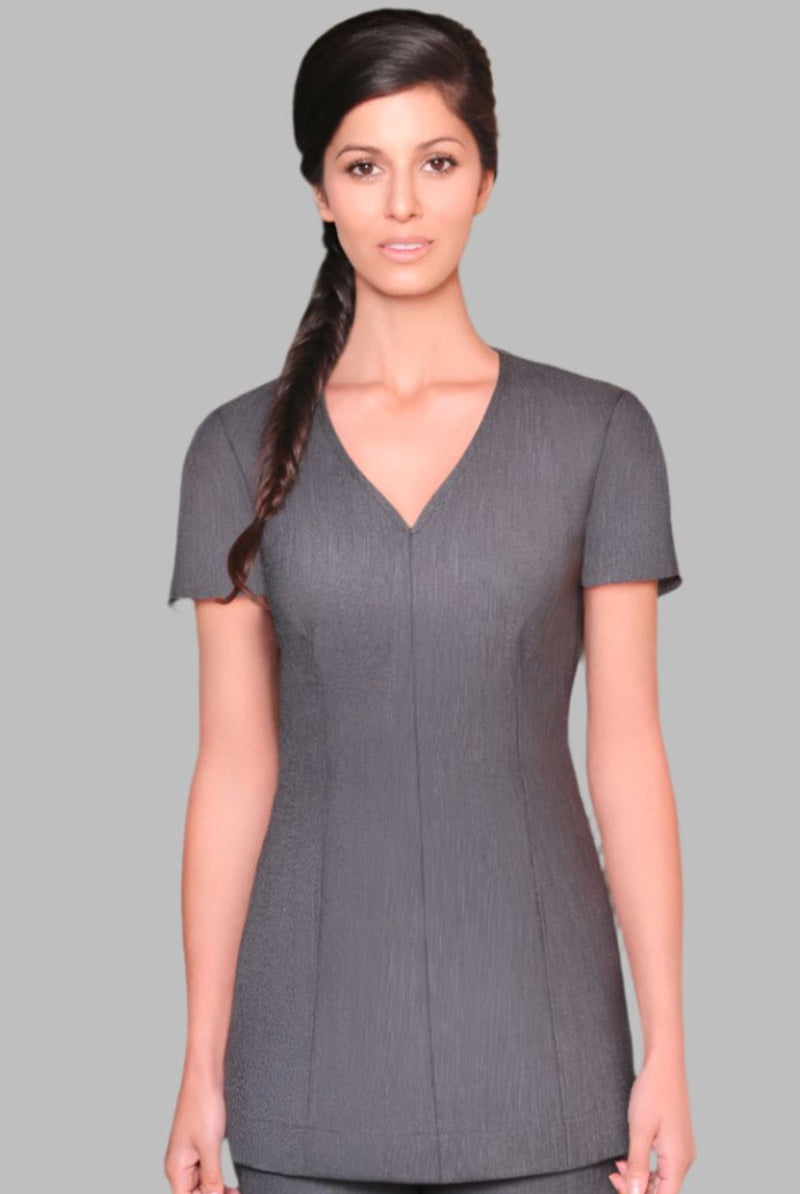 KATHY BEAUTY TUNIC | GREY LINEN LOOK