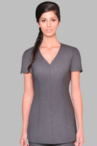 KATHY BEAUTY TUNIC | GREY LINEN LOOK