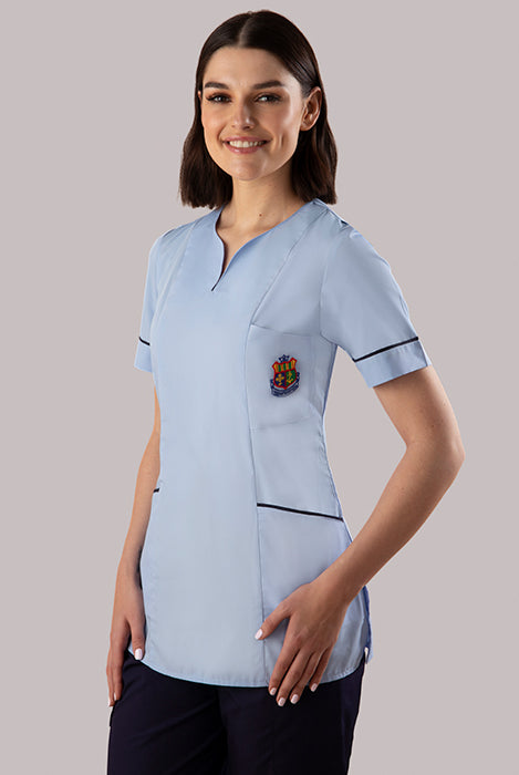 Mater Hospital Staff Nurse Lightweight Top | SKY/NAVY