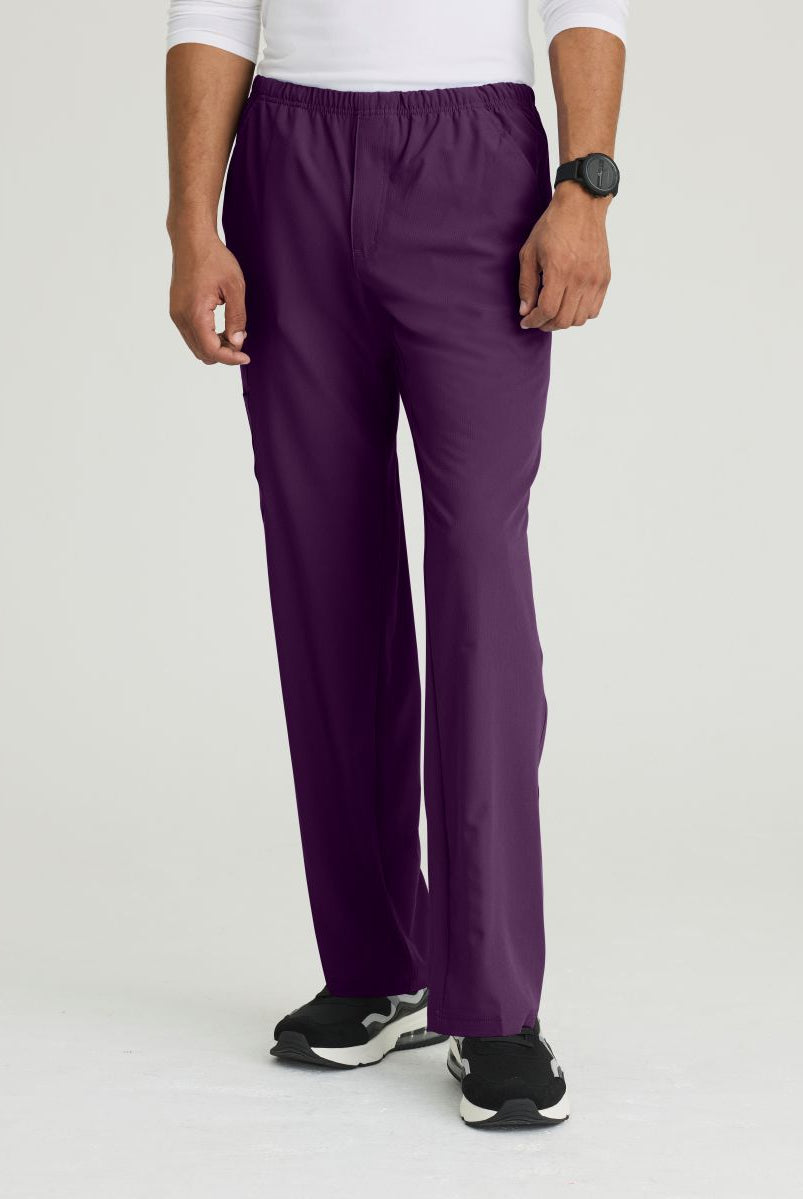 SKECHERS MALE STRUCTURE 4 POCKET ELASTIC WAISTBAND PANT | Eggplant