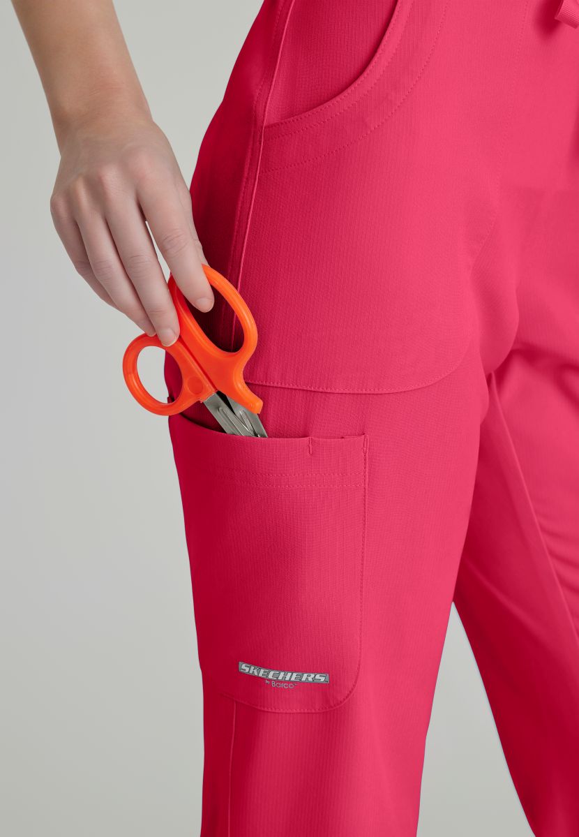 SKECHERS RELIANCE 3-POCKET FLAT FRONT PANTS | VIBRANCE PINK