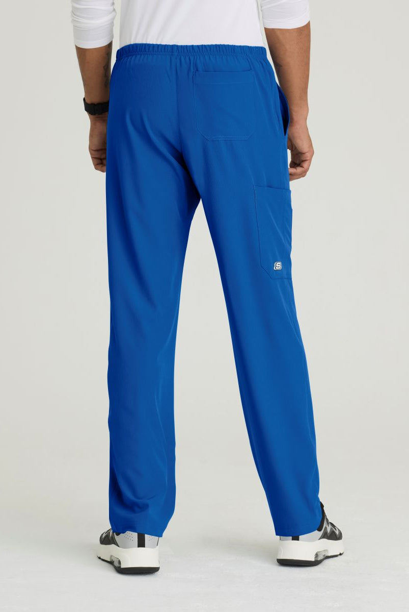 SKECHERS MALE STRUCTURE 4 POCKET ELASTIC WAISTBAND PANT | New Royal