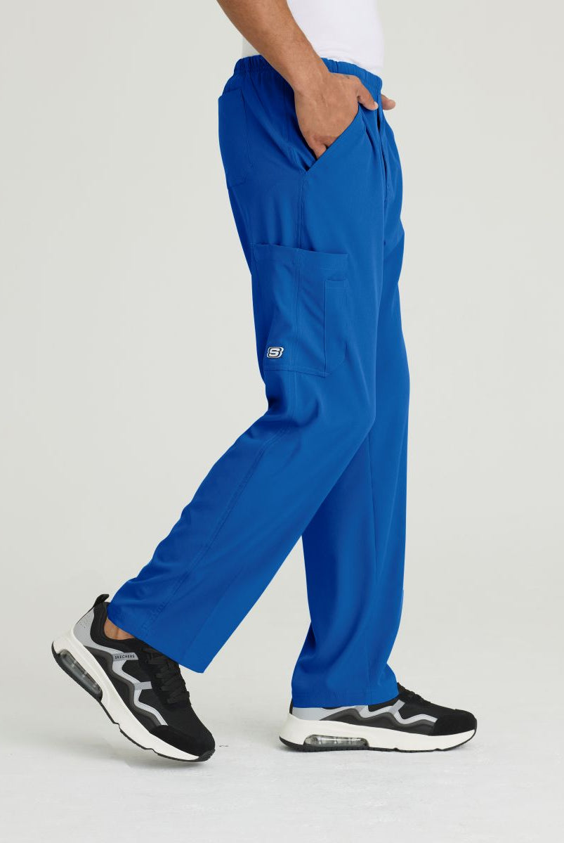 SKECHERS MALE STRUCTURE 4 POCKET ELASTIC WAISTBAND PANT | New Royal