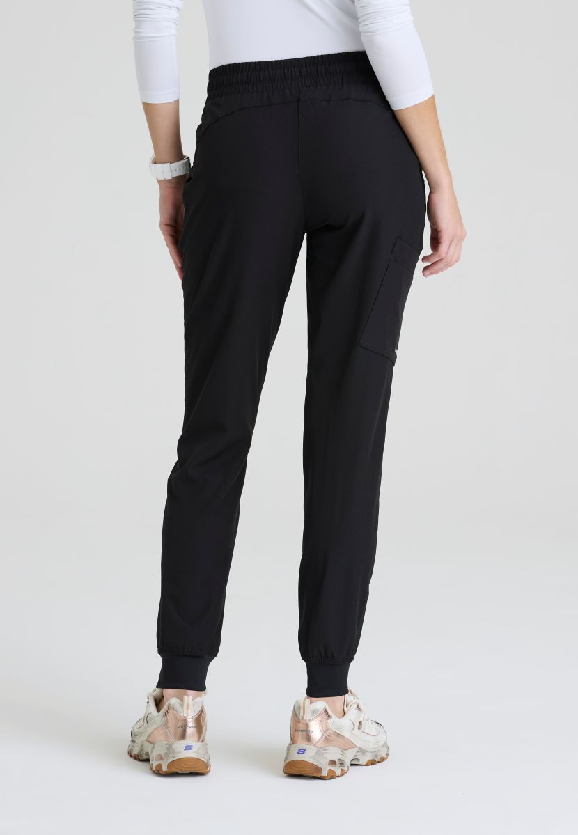 SKECHERS THEORY 4-POCKET WAISTBAND JOGGER PANTS | BLACK