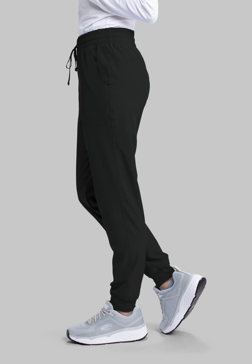 SKECHERS THEORY 4-POCKET WAISTBAND JOGGER PANTS | BLACK