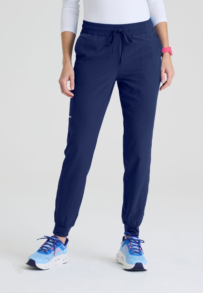 SKECHERS THEORY 4-POCKET WAISTBAND JOGGER PANTS | NAVY