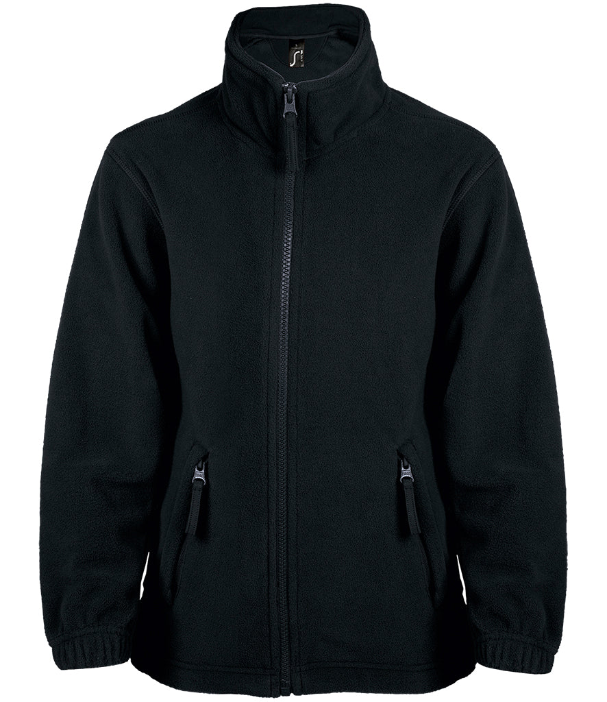 10589  SOL'S Kids North Fleece Jacket | BLACK