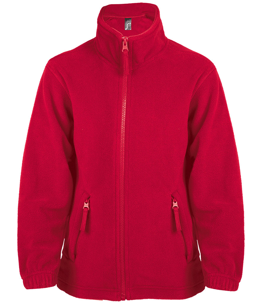 10589  SOL'S Kids North Fleece Jacket | Red