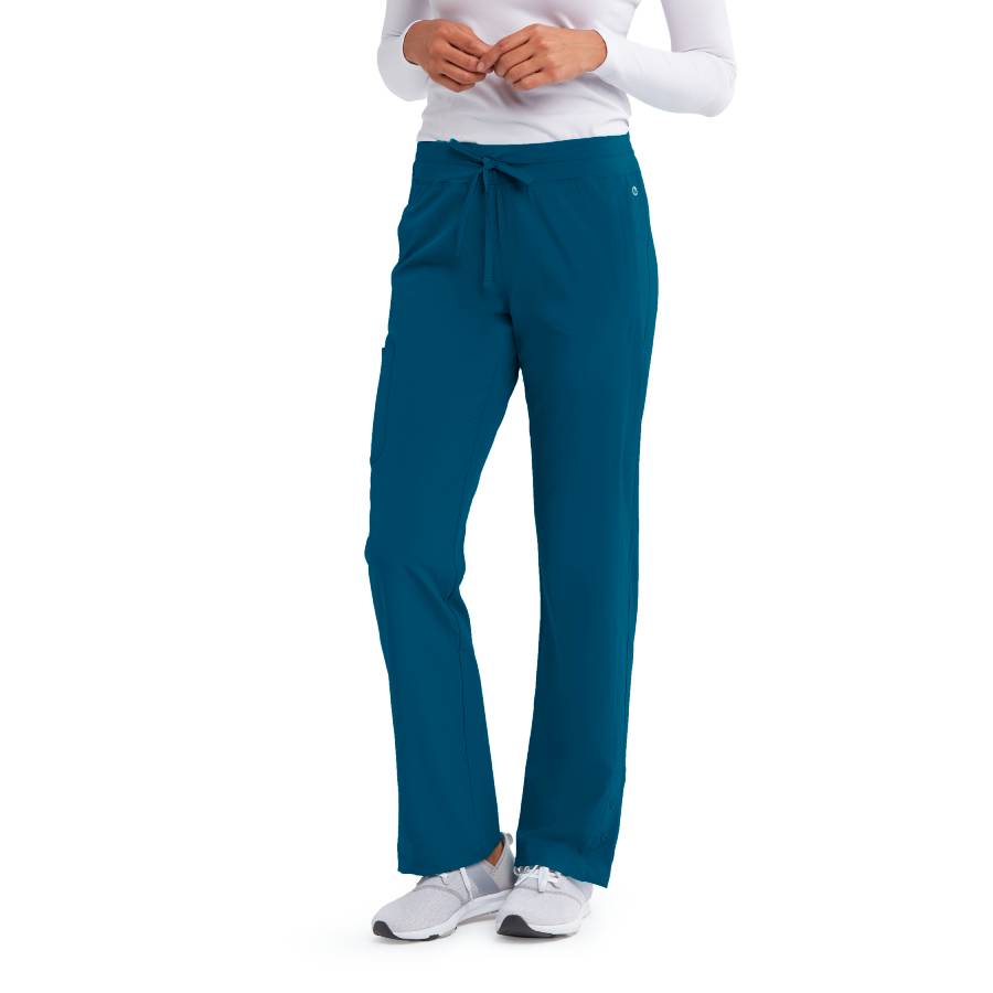 Barco One Female 5 Pocket Knitwaist Cargo Trousers  | Bahama / Caribbean