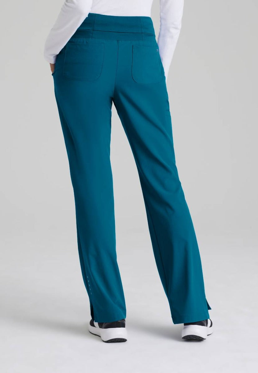Barco One Female 5 Pocket Knitwaist Cargo Trousers  | Bahama / Caribbean