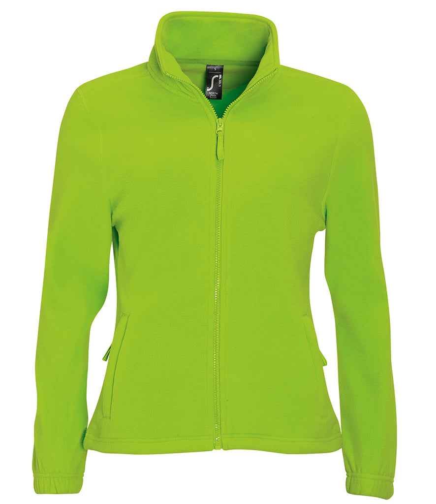 54500 SOL'S Ladies North Fleece Jacket | Lime Green