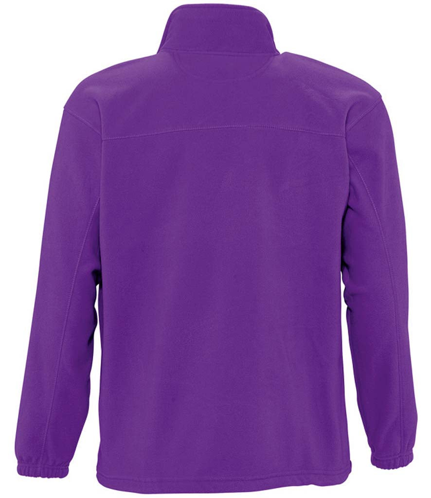 55000 SOL'S North Fleece Jacket | Dark Purple