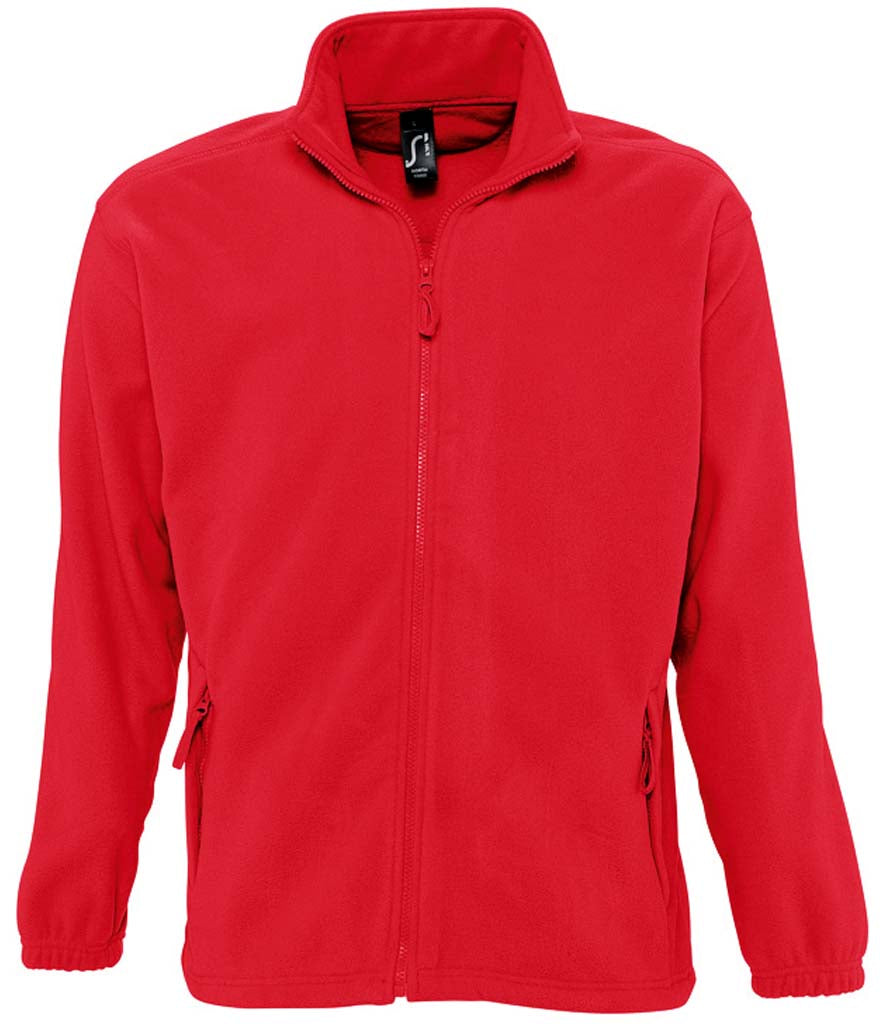 55000 SOL'S North Fleece Jacket | Red