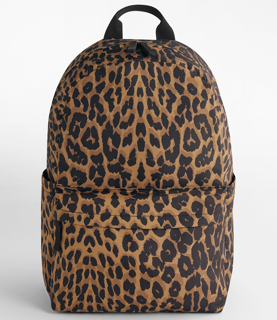 BG195 BagBase Leopard Print Backpack