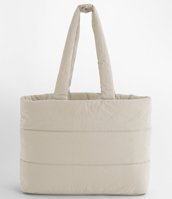 BG701 BagBase Quilted Tote Bag | Natural Stone